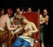 Guido Cagnacci Death of Cleopatra oil